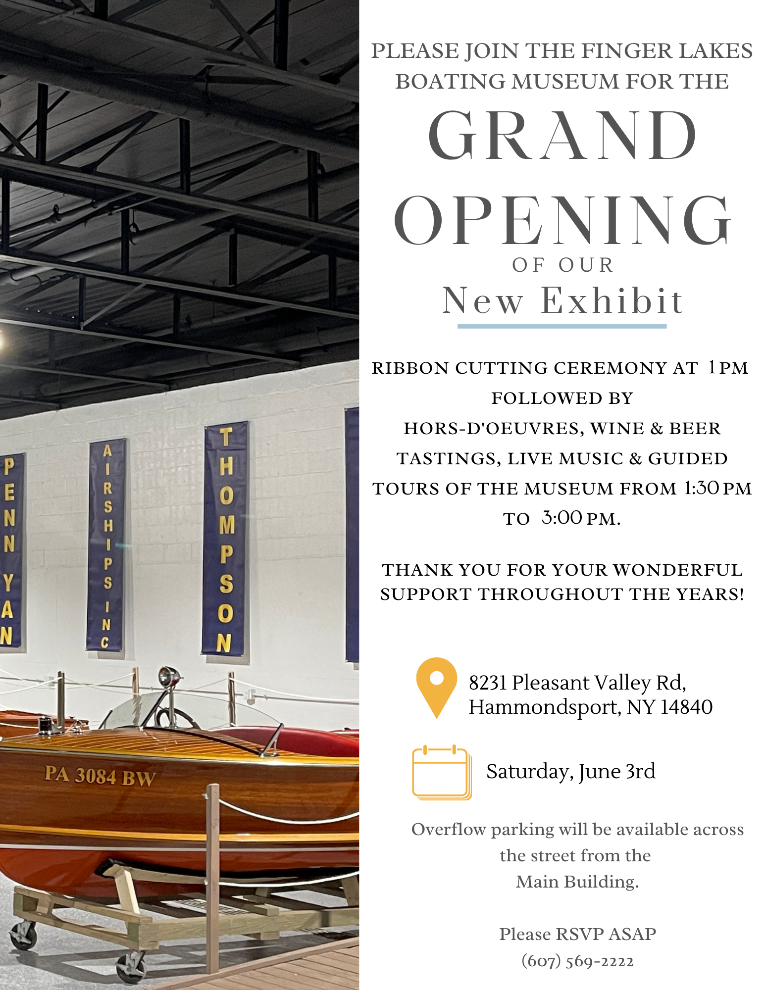 Boating Museum Grand Opening of New Exhibit
