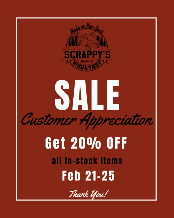 Scrappy's Workshop Sale