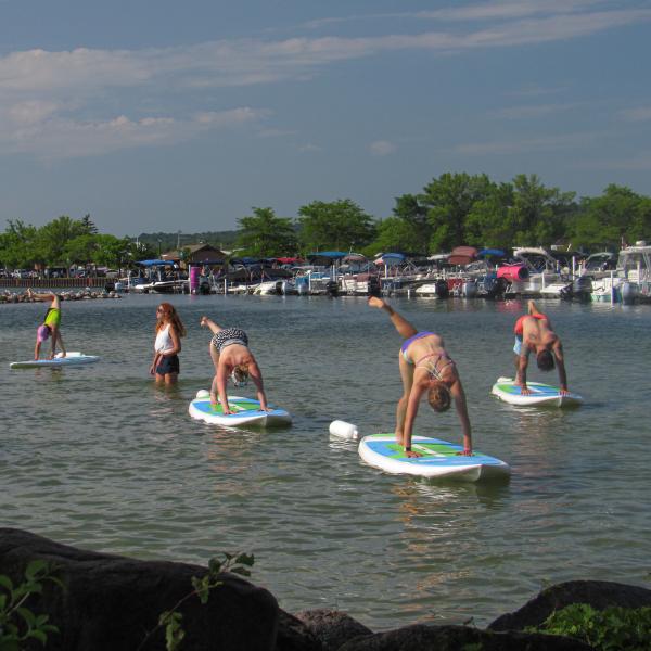 Paddleboard Yoga Class on Canandaigua Lake