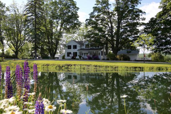 Enfield Manor, surrounded by nature's tranquil beauty yet close to waterfalls and wineries.