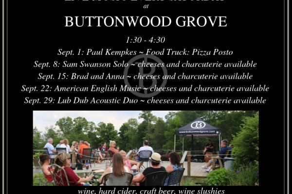 Live Music at Buttonwood Grove