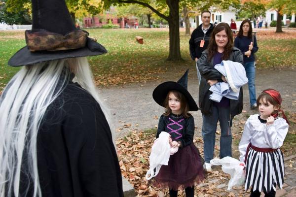 Trick-or-Treating in the Village