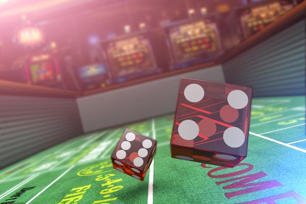 dice rolling across game board