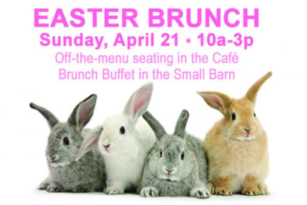 Extended Easter Brunch on Sunday, April 21 from 10a-3p