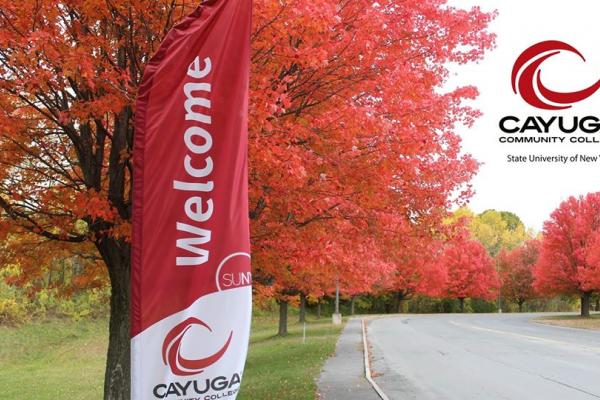 Cayuga Community College Welcome banner