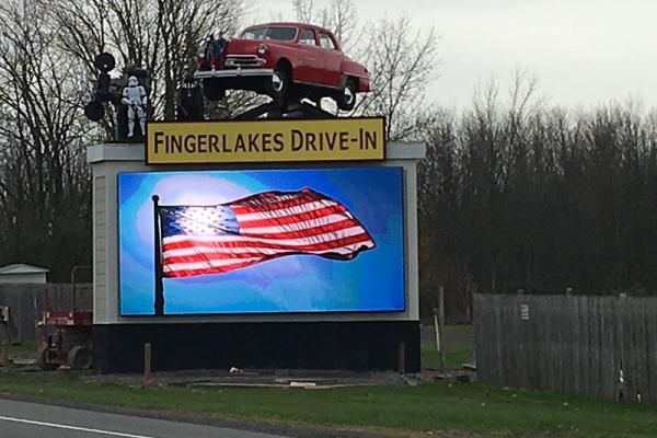 Finger Lakes Drive-In Marquis