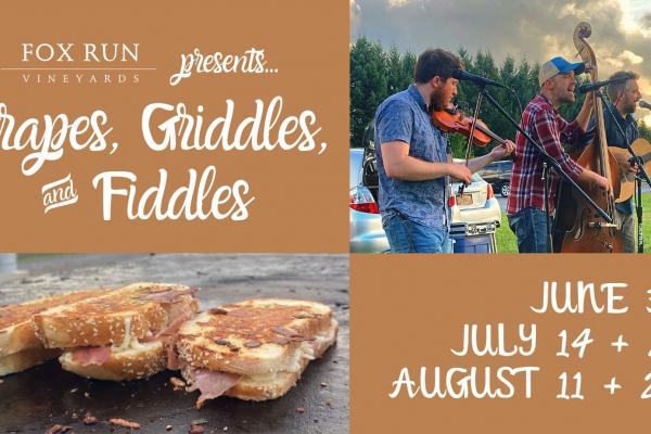 Grapes, Griddles, and Fiddles at Fox Run Vineyards