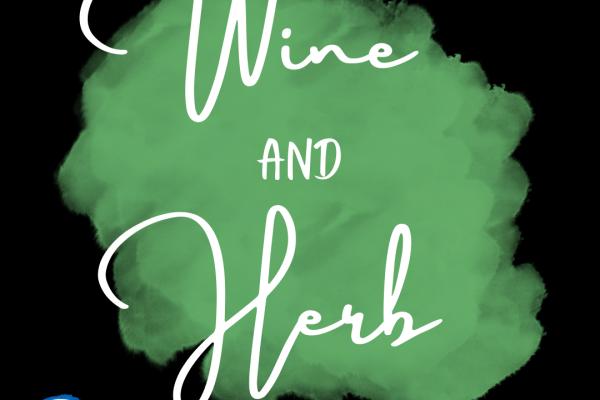 wine and herb logo