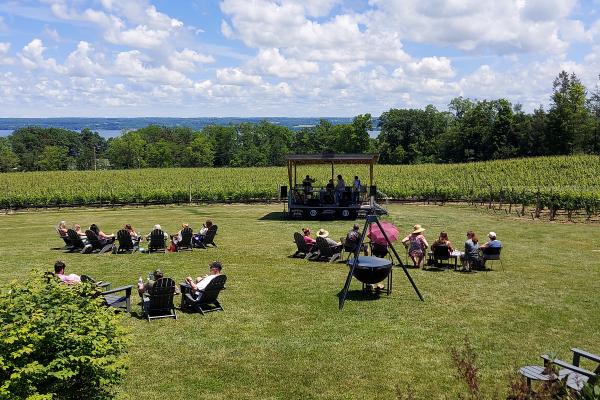 Live music at Buttonwood Grove Winery