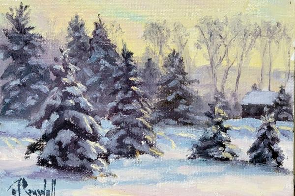 James Ramsdell - New Snow - Miniature painting