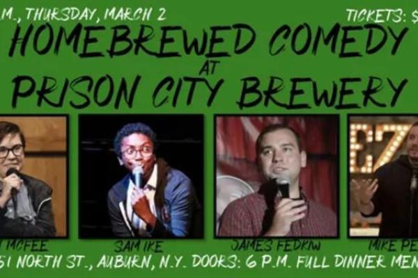 Homebrewed Comedy at Prison City Brewery