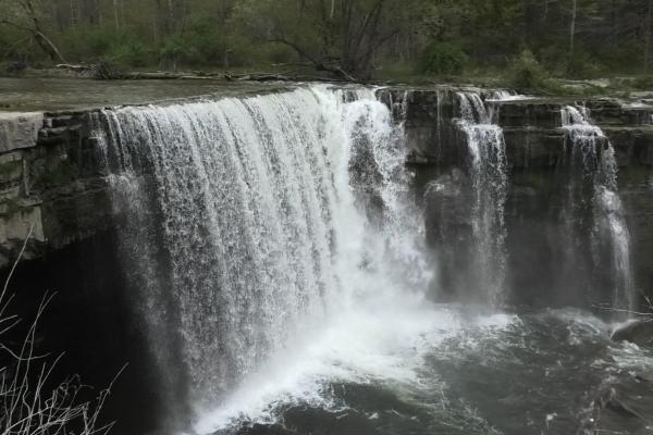 Ludlowville Falls on Salmon Creek in Lansing