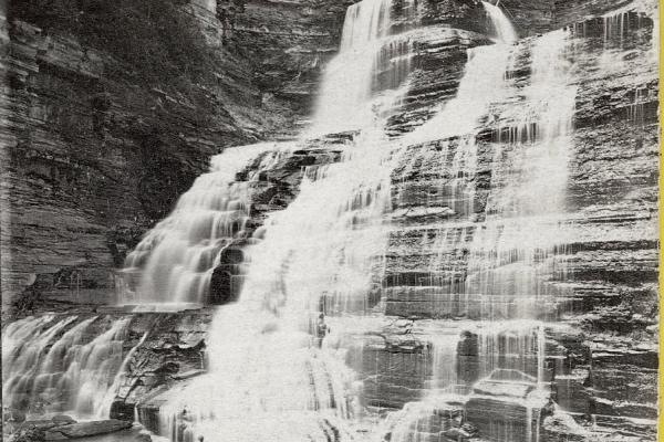 Lucifer Falls in the 1800s