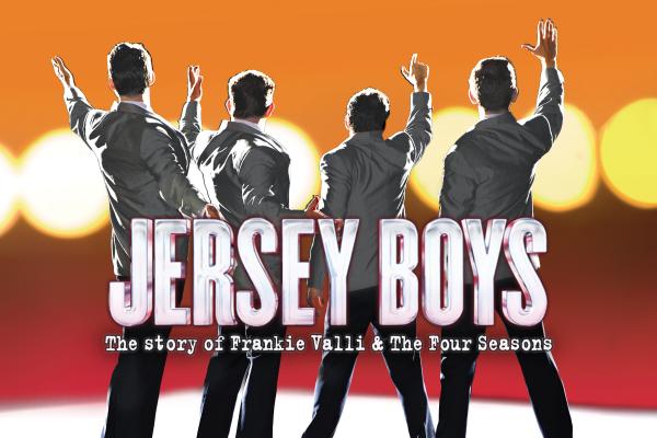The logo for JERSEY BOYS.