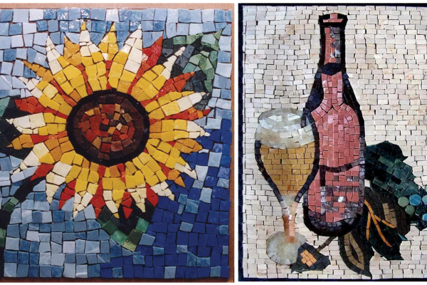 Mosaic examples: Sunflower or Wine