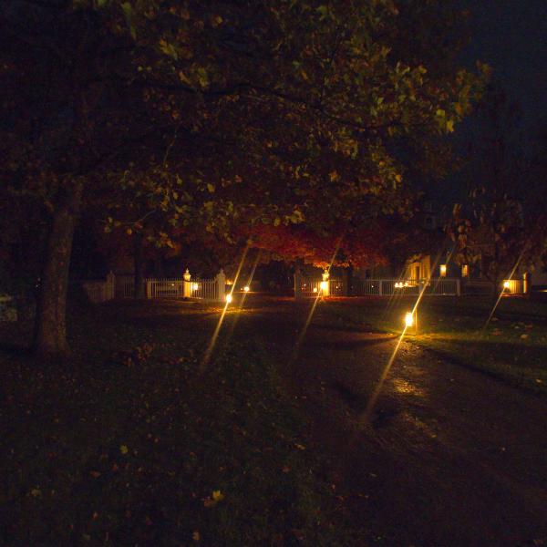 spirits nighttime village