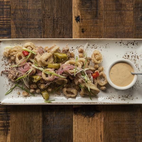 Fried Calamari is a great appetizer to share 