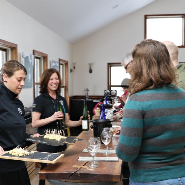 wine tasting at buttonwood grove