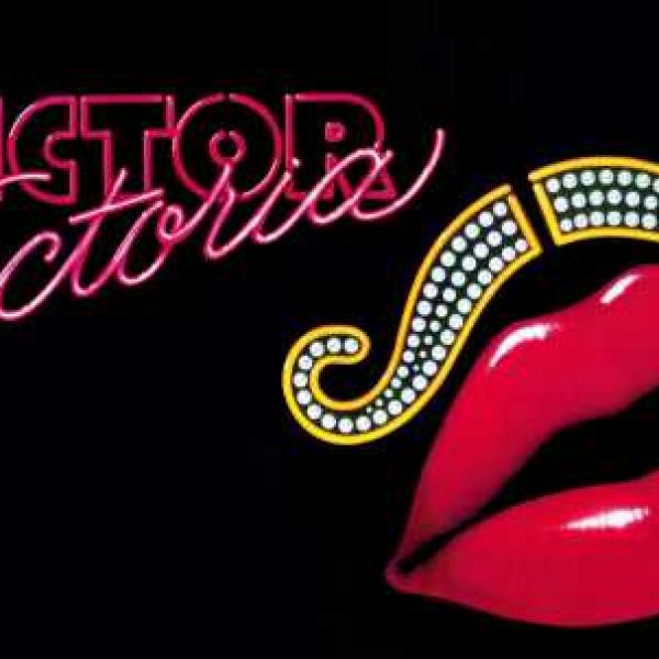 Victor/Victoria logo with lips