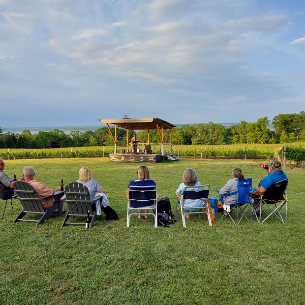 Live music at Buttonwood Grove Winery