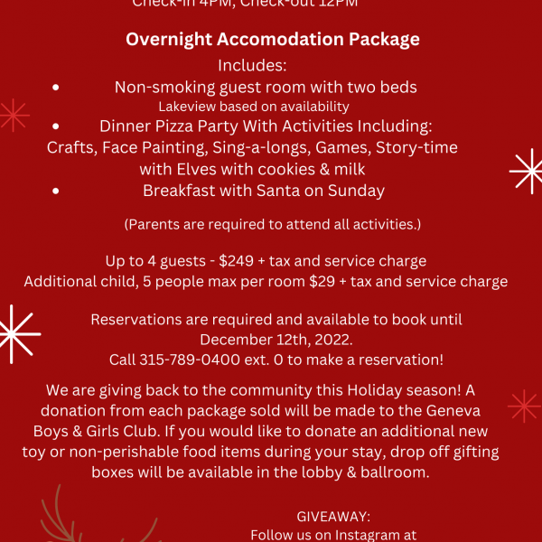 Flyer of Overnight Accommodation Details