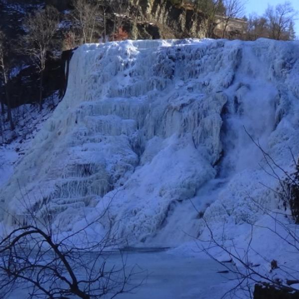Frozen Ithaca Falls