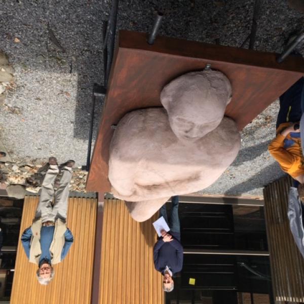 Replica of the Taughannock Giant made for The History Center of Tompkins County in 2019