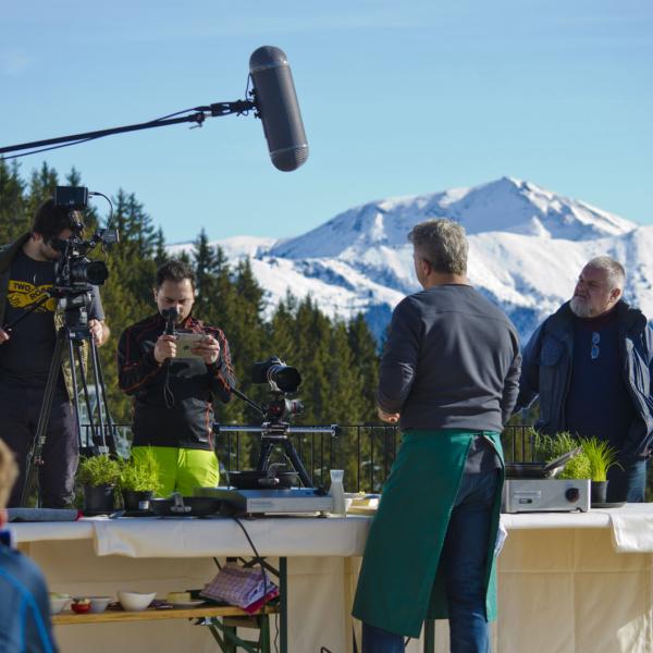  Austrian Chef, Erwin Schrottner filming