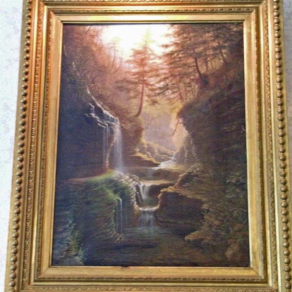 Rainbow Falls, by artist James Hope, in the 1800s