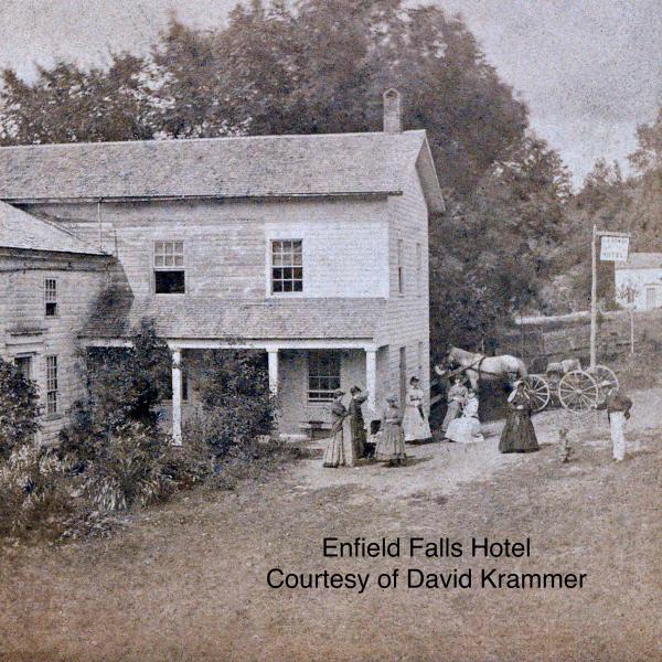 The Enfield Falls Hotel, in the 1800s